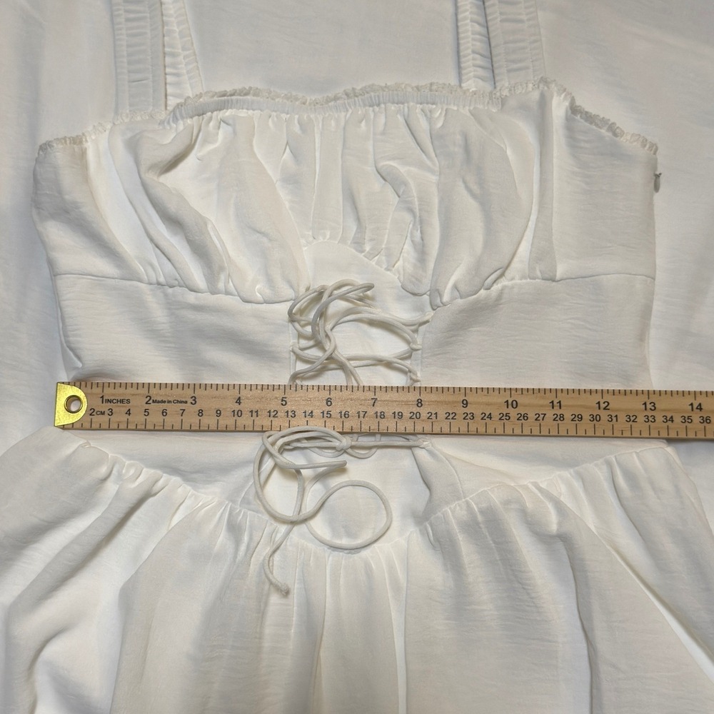 Commense Coastal Cowgirl Corset Long Dress in White - Picture 4 of 5